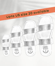 Gold Double Strap Sandals