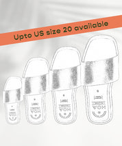 Brown Slip-on Flat Sandals