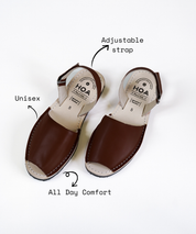 Dark Brown Unisex Sandals