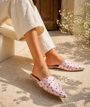Sweetheart Flat Mules