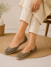 Gold Rush Jutti Genuine Leather Footwear