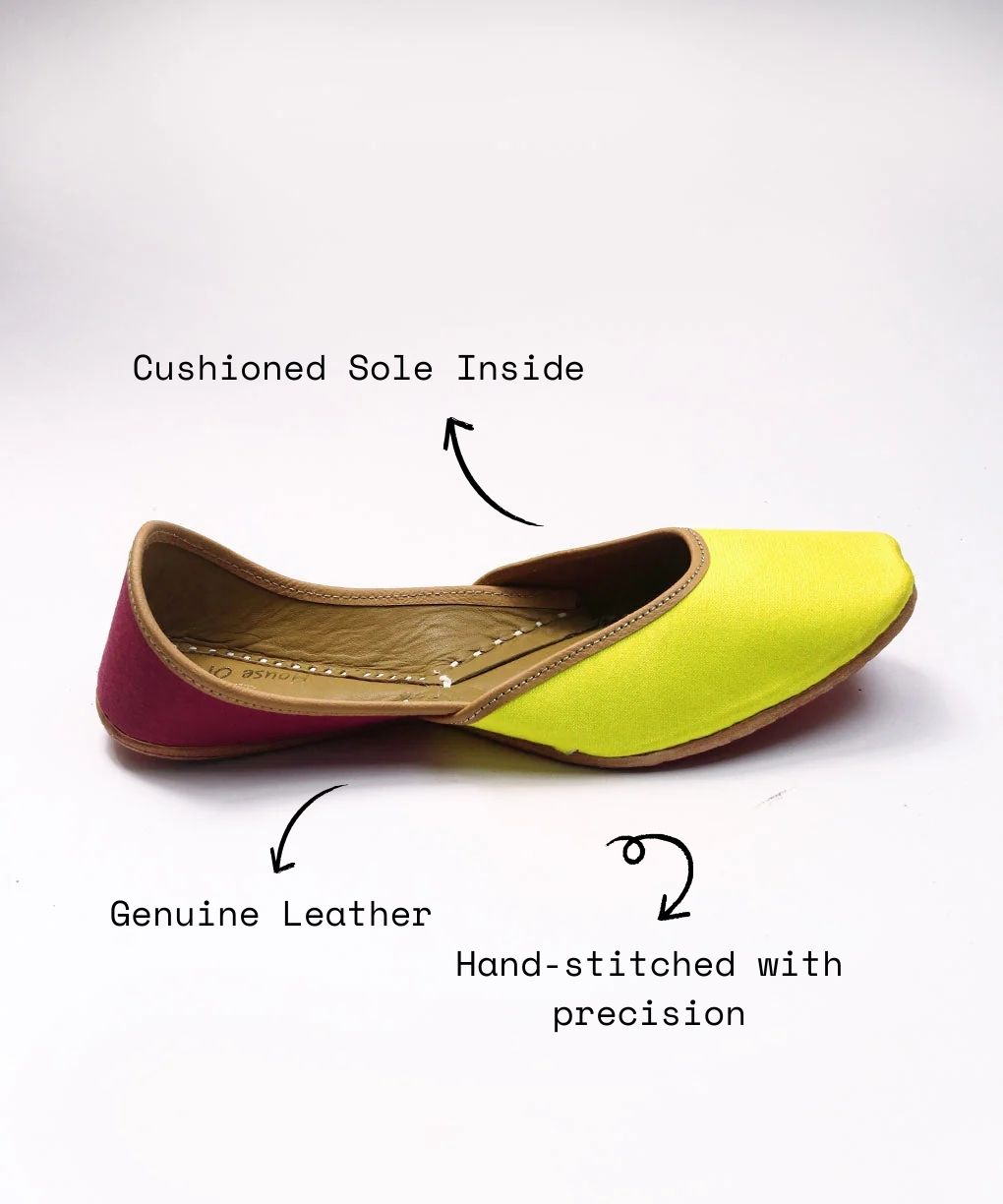 Colours Of Shigmo Jutti Genuine Leather Footwear