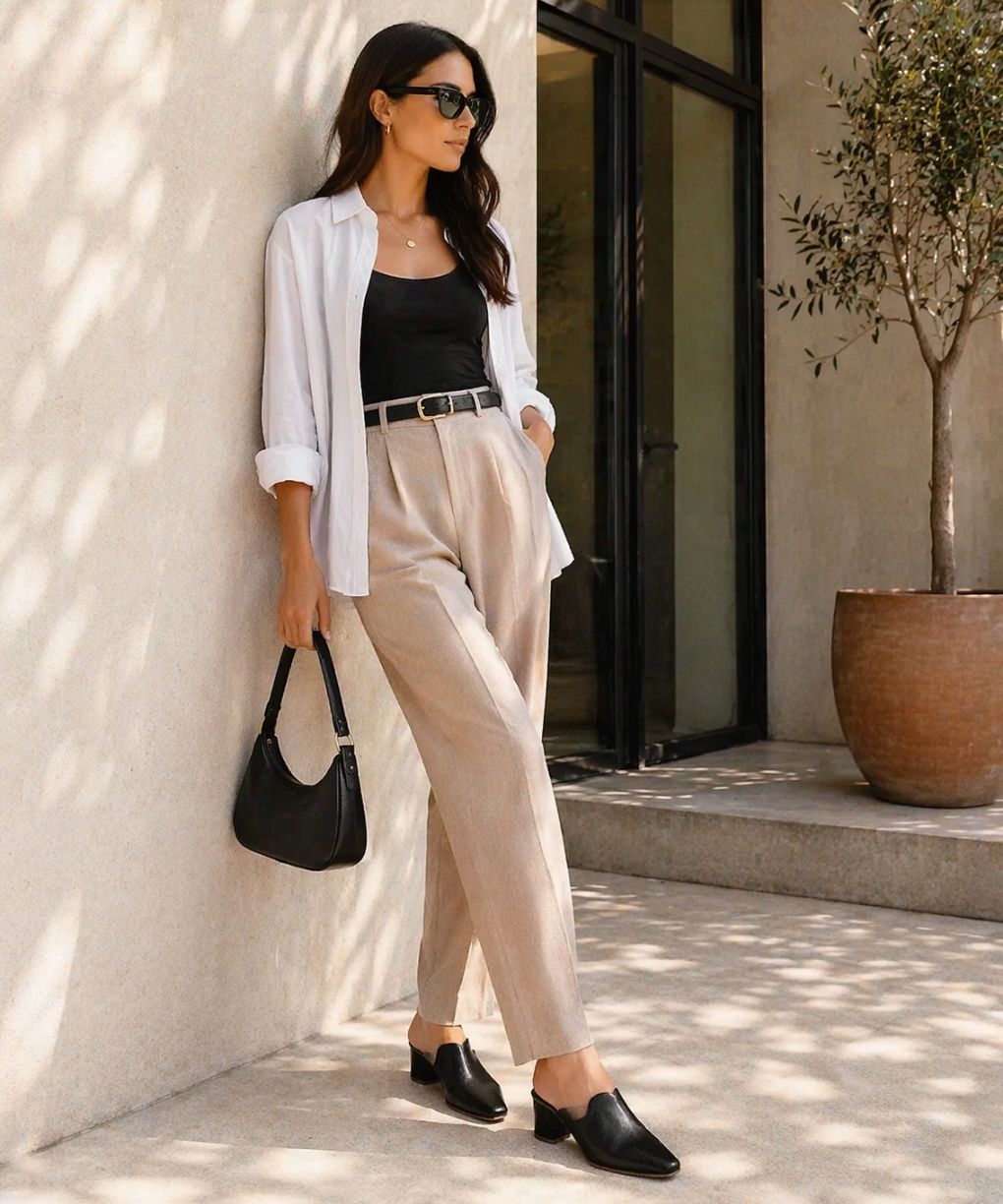 Black-Block Mules Heels