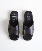 Black Criss-Cross Sandals