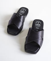 Black Criss-Cross Sandals