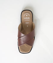 Brown Criss-Cross Sandals