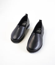Black Leather Loafer Shoes