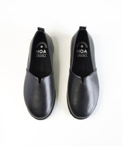 Black Leather Loafer Shoes
