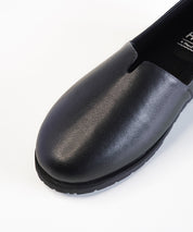 Black Leather Loafer Shoes