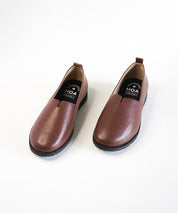 Brown Leather Loafer Shoes