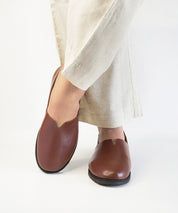 Brown Leather Loafer Shoes