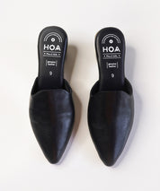 Black-Block Mules Heels