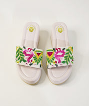 Hawa Hawai White Open Toe Wedge Sandal