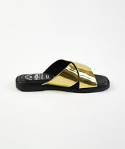 Gold Criss Cross Sandals