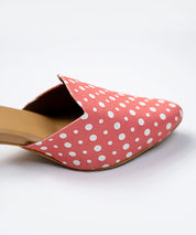 Polka Punch Mules Heels