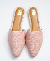 Bubblegum Blush Flat Mules