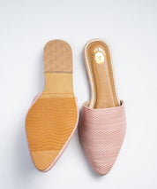 Bubblegum Blush Flat Mules