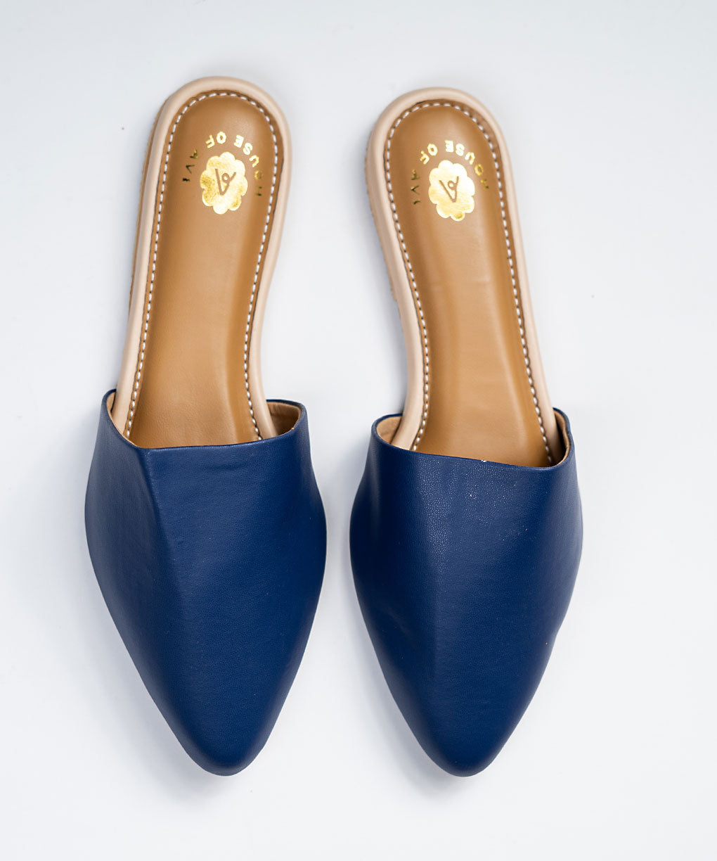 Midnight Majesty Flat Mules