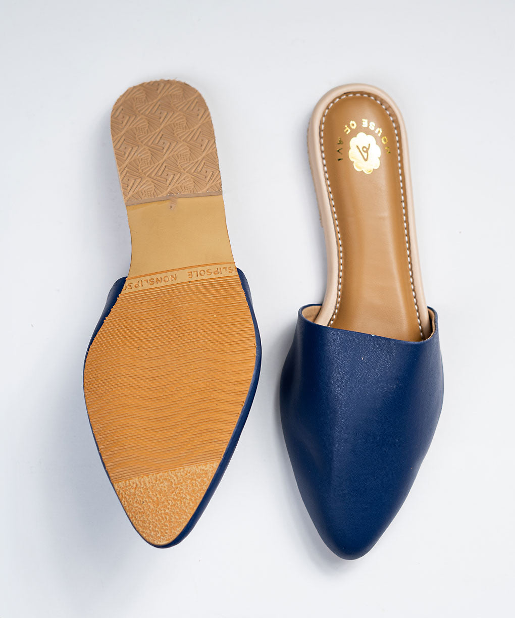 Midnight Majesty Flat Mules