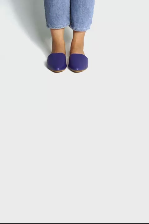 Midnight Majesty Flat Mules